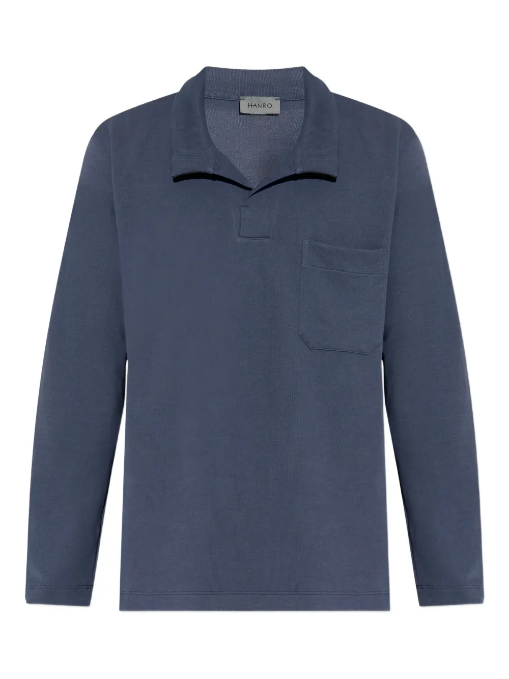 Hanro T-shirt met lange mouwen Blauw