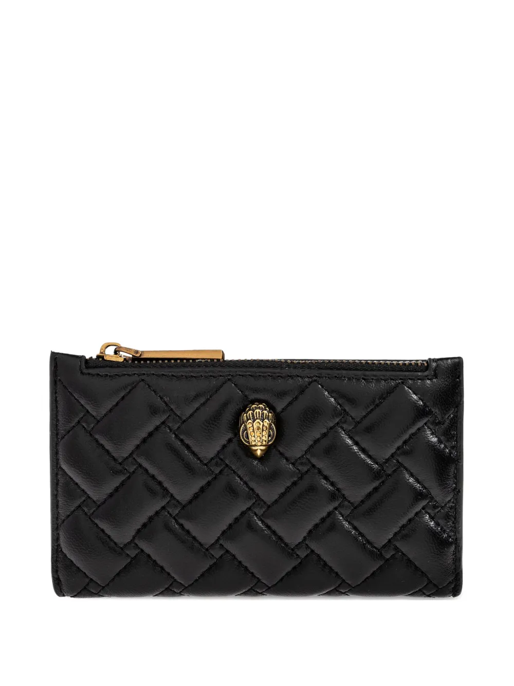 Kurt Geiger Quilted Bifold Wallet In Black