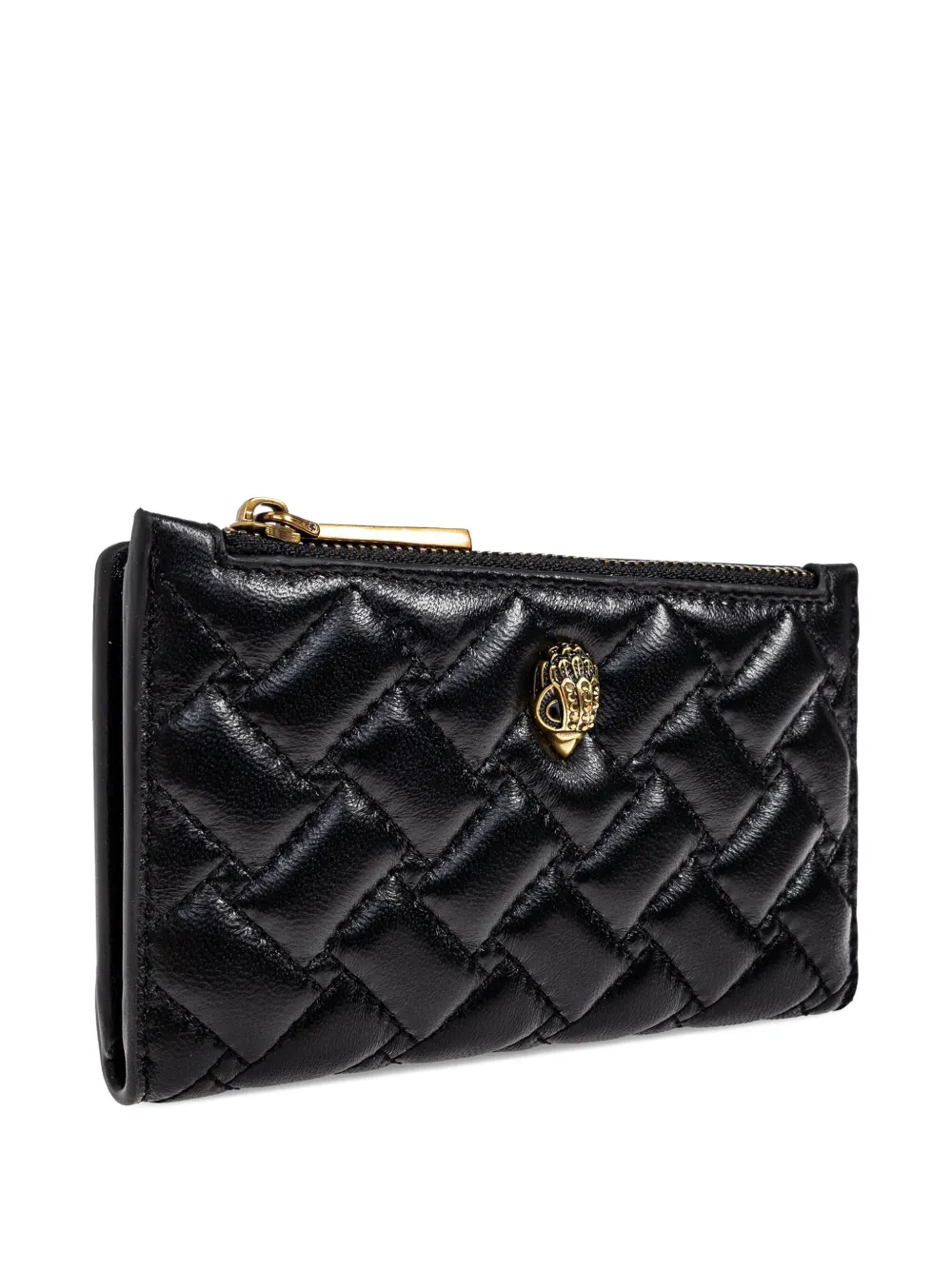 Kurt Geiger Quilted Bifold Wallet In Black