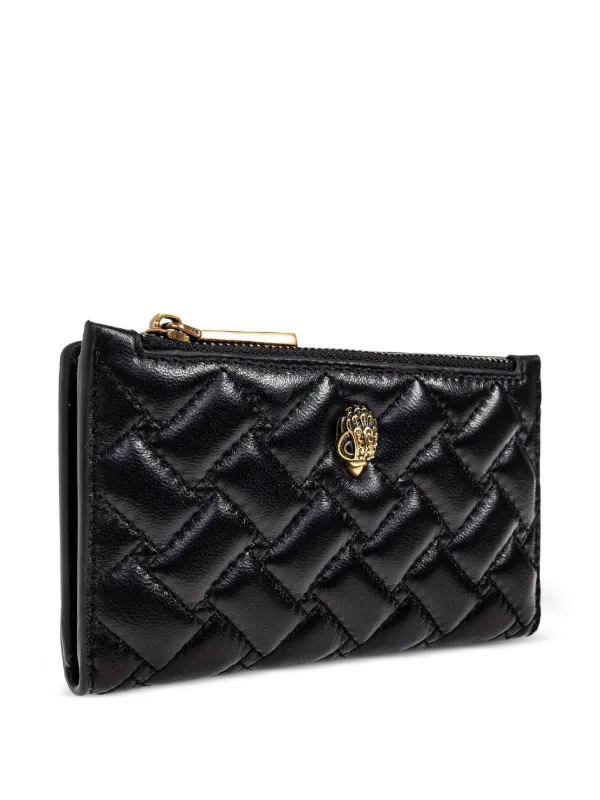 Kurt Geiger London Quilted Bifold Wallet Black FARFETCH IN
