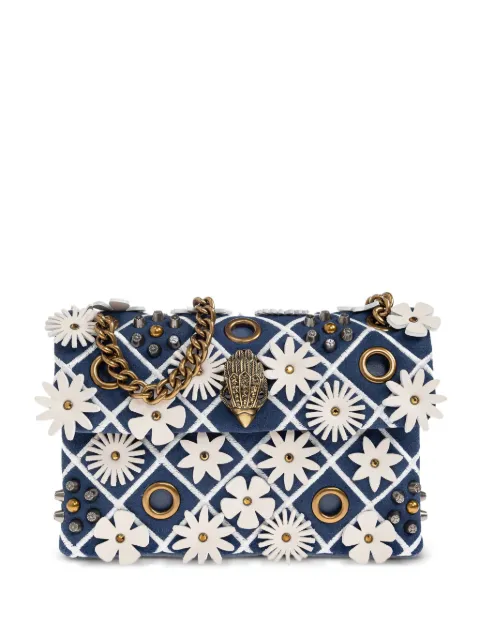 Kurt Geiger London small Kensington flower-embellished shoulder bag