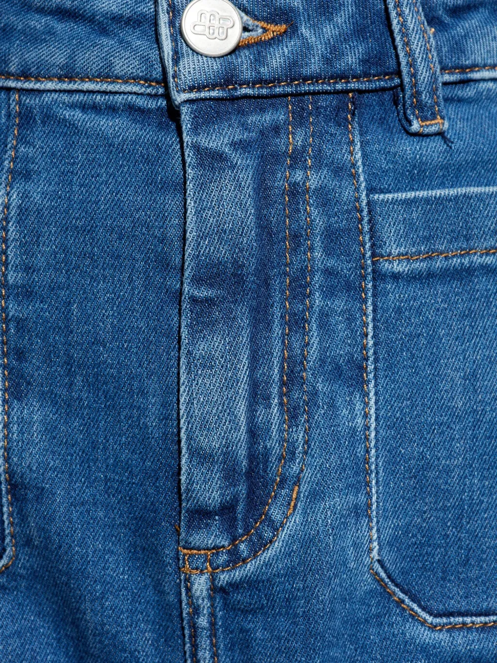 MUNTHE Broek met split in de zoom Blauw