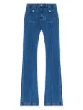 MUNTHE split-seam trousers - Blue