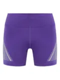adidas by Stella McCartney reflective-stripe running shorts - Purple
