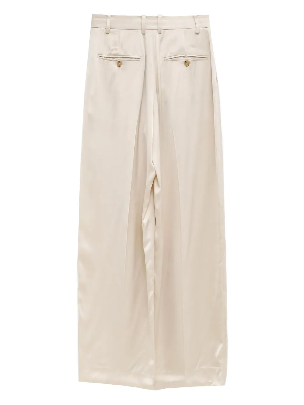 TOTEME Broek met ceintuur Beige
