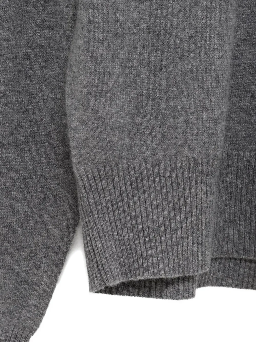 Totême Ribbed-cuff Cashmere Sweater In Gray
