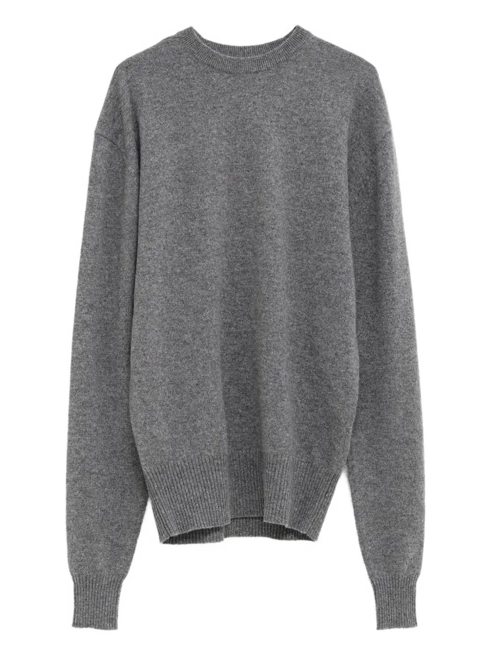 Totême Ribbed-cuff Cashmere Sweater In Gray