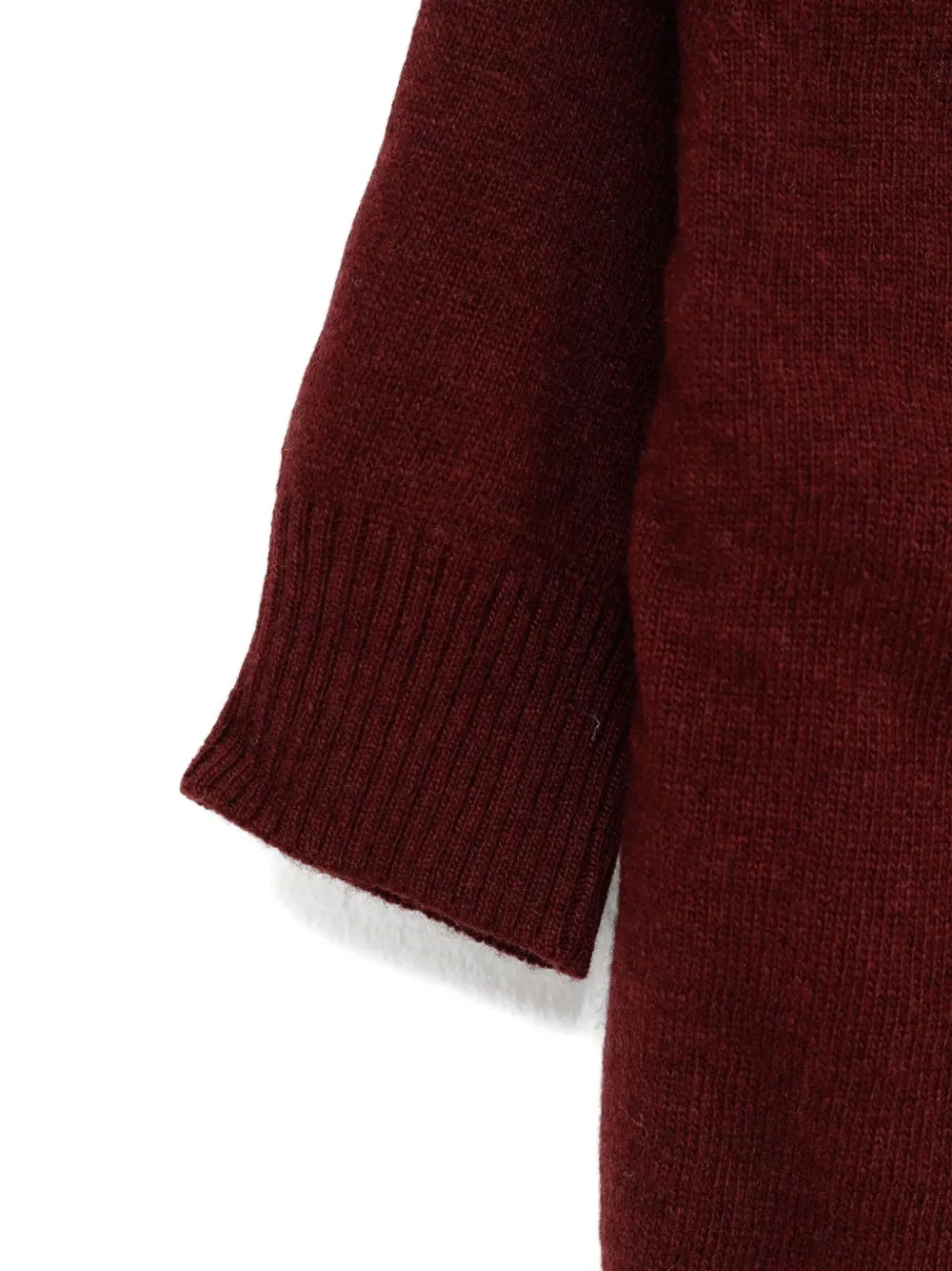 Gimaguas Uma Buttoned Cardigan In Burgundy