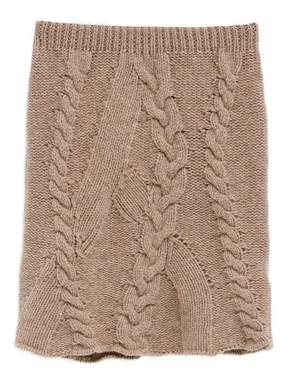 Gimaguas Julita cable-knit mini skirt | Neutrals | Image 1