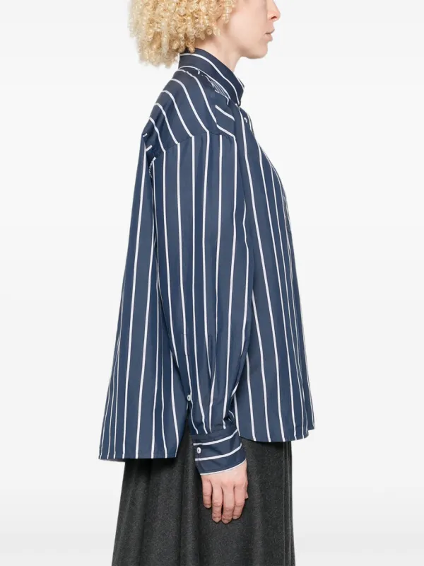 ブルネロクチネリストライプシャツ 中古・古着通販】BRUNELLO CUCINELLI (ブルネロクチネリ) ストライプ