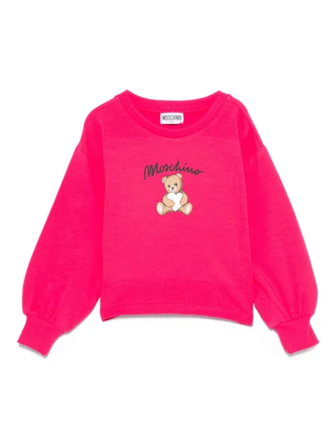 Moschino Kids teddy-print sweatshirt