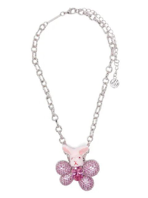 YVMIN rabbit pink-gemstone necklace