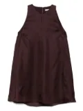 KHAITE Clay sleeveless silk dress - Red