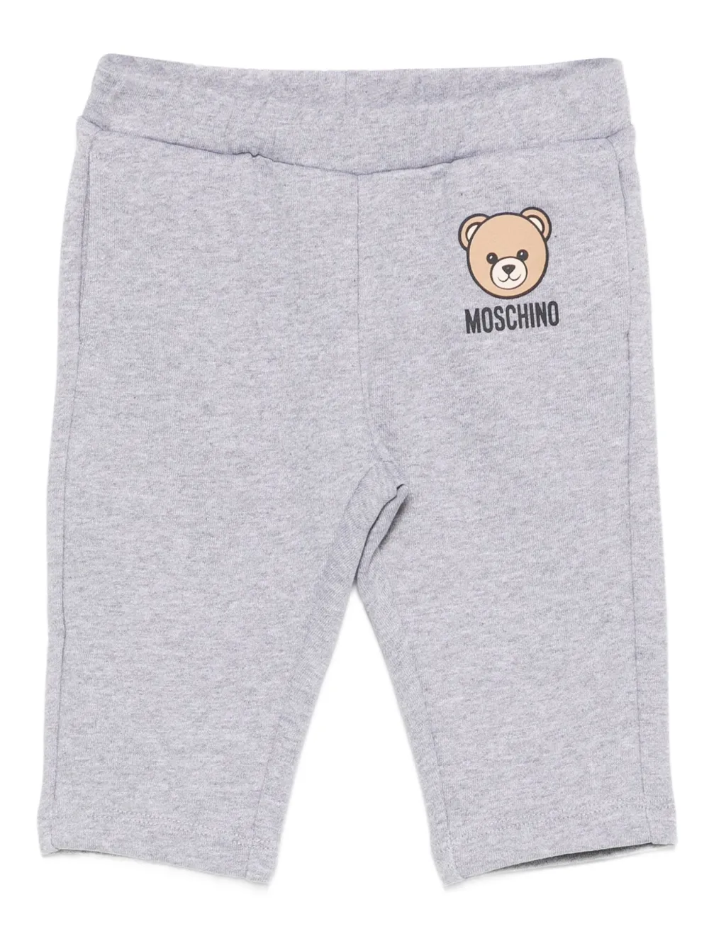 Moschino Kids Trainingsbroek met teddybeerprint Grijs