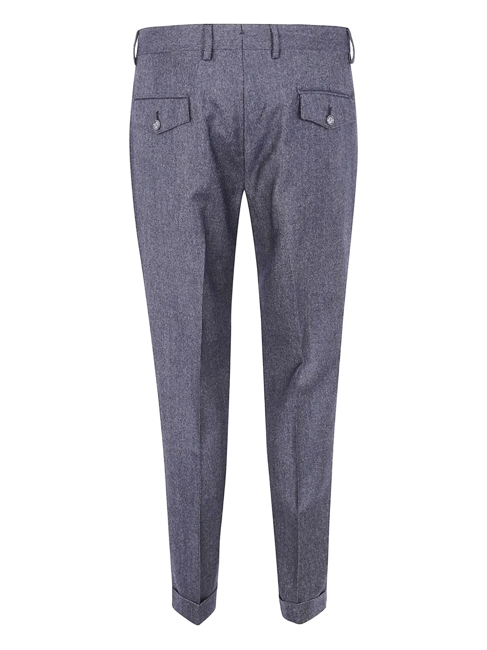 Barba Firenze pleated wool trousers - Grijs