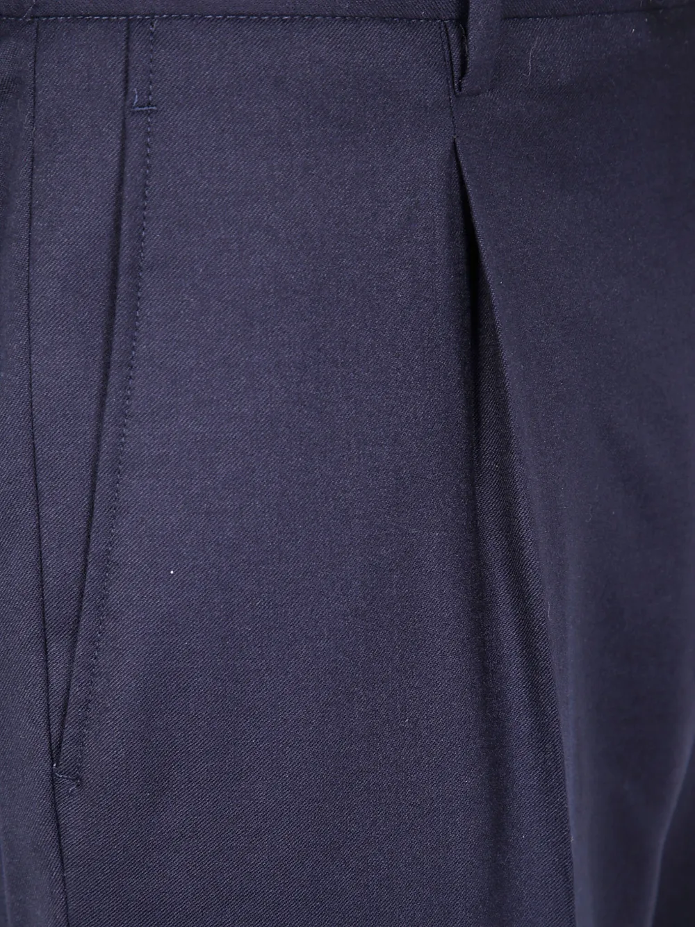 Barba Roma plooibroek met trekkoord Blauw