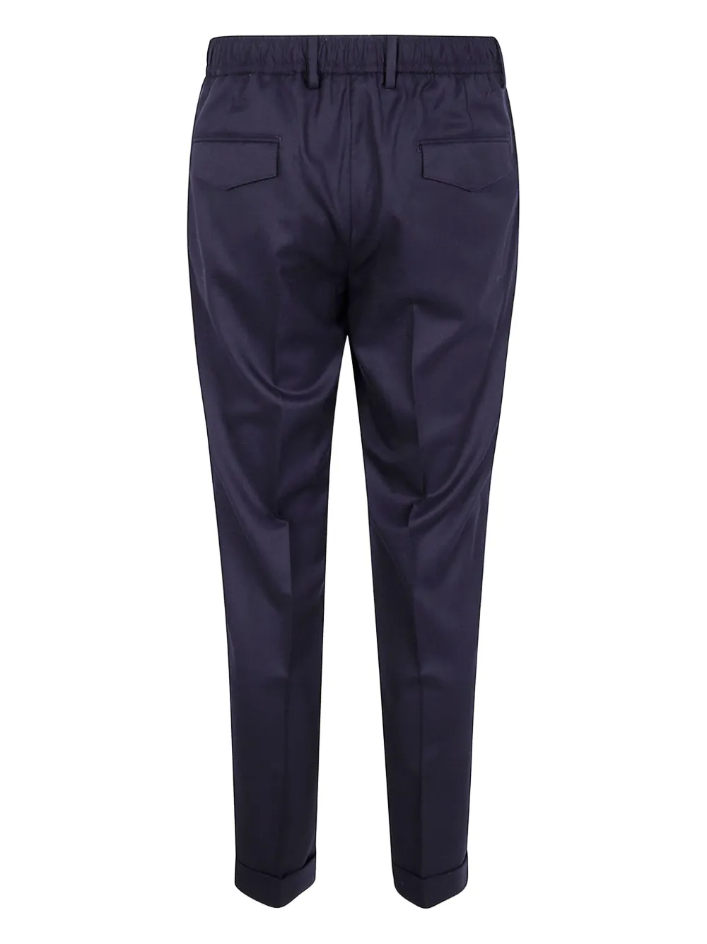 Barba Roma pleated drawstring trousers - Blauw