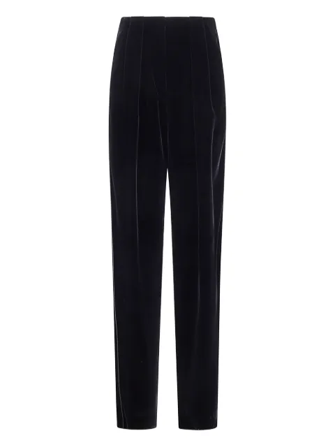 Giorgio Armani darted velvet trousers