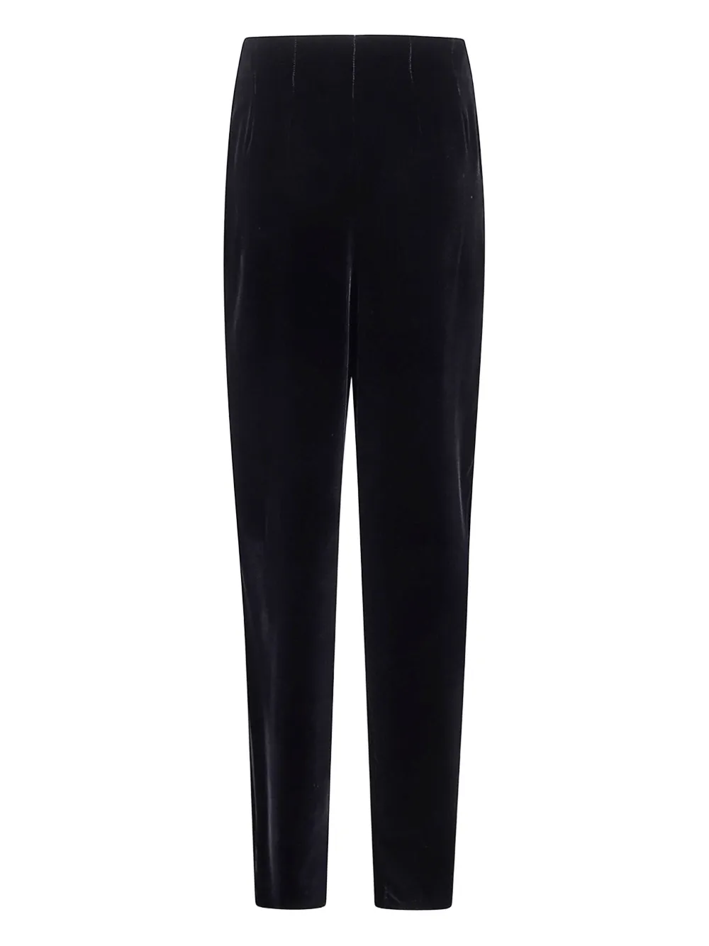 Giorgio Armani darted velvet trousers - Zwart