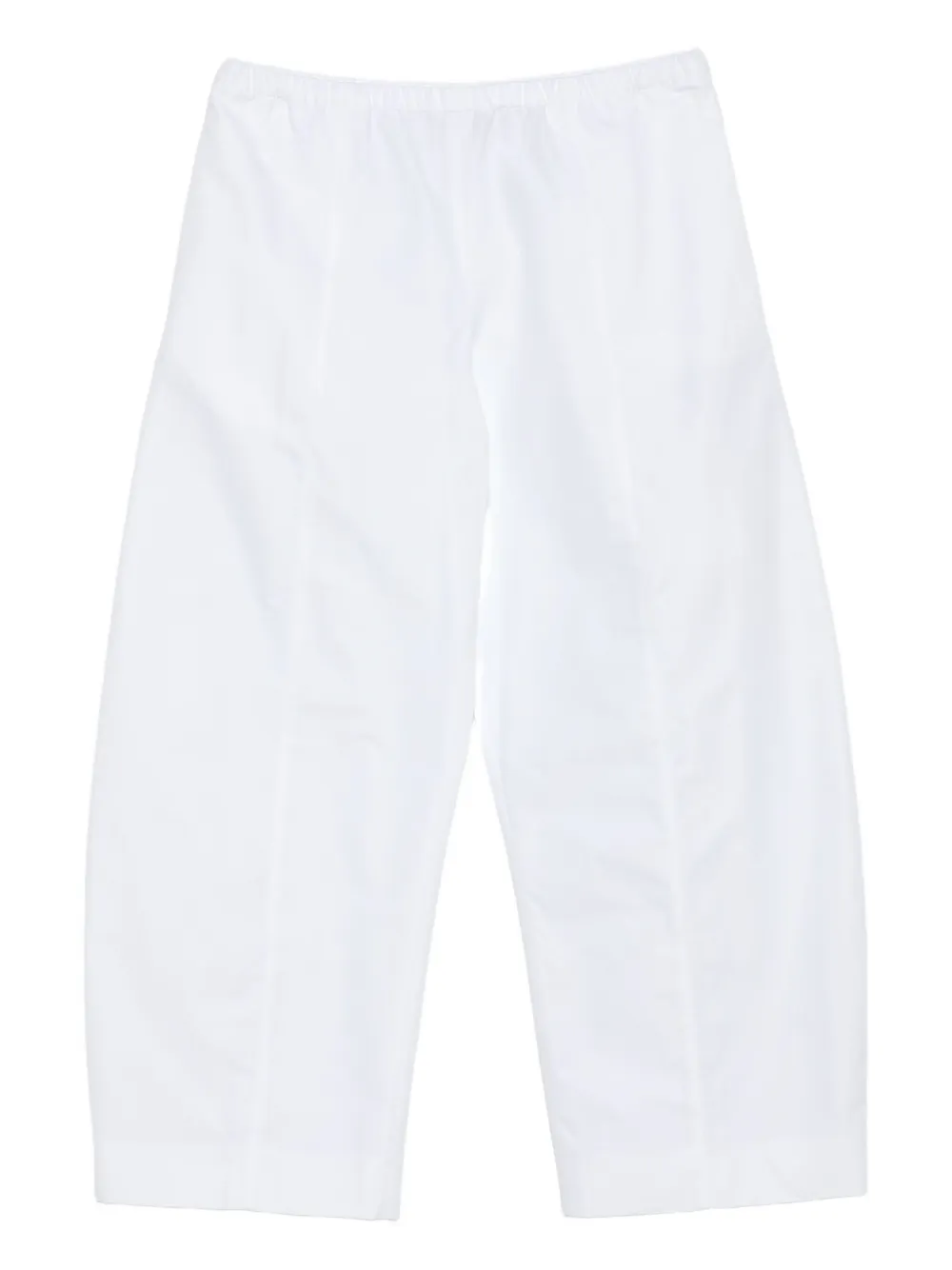 KHAITE Broek met elastische taille Wit