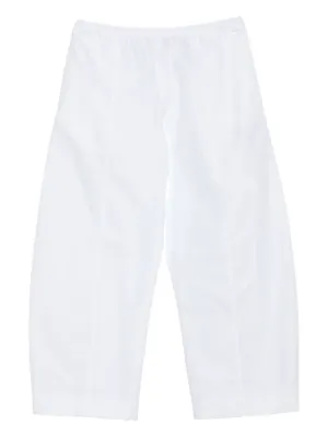 パンツ KHAITE Trenton pants KHAITE Trenton pleated silk-organza tapered pants | NET-A-PORTER