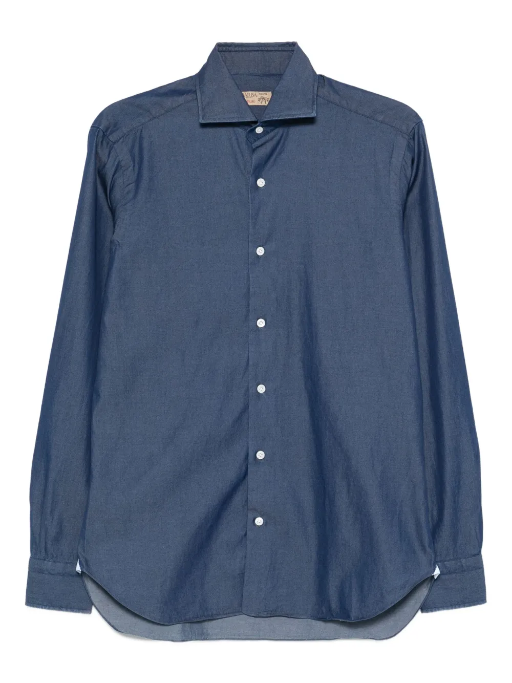 Barba Button-down overhemd Blauw