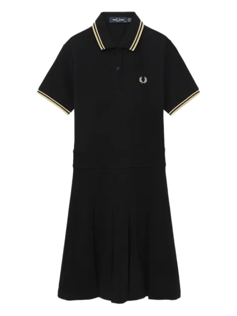 Fred Perry pleated polo mini day dress