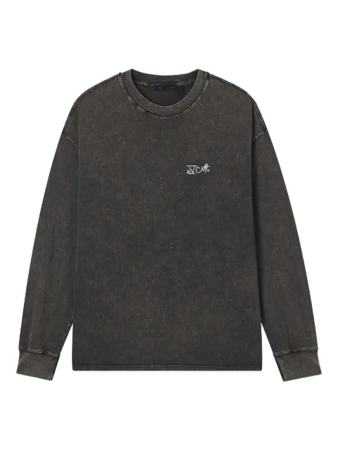 FIVE CM acid-wash long-sleeve T-shirt
