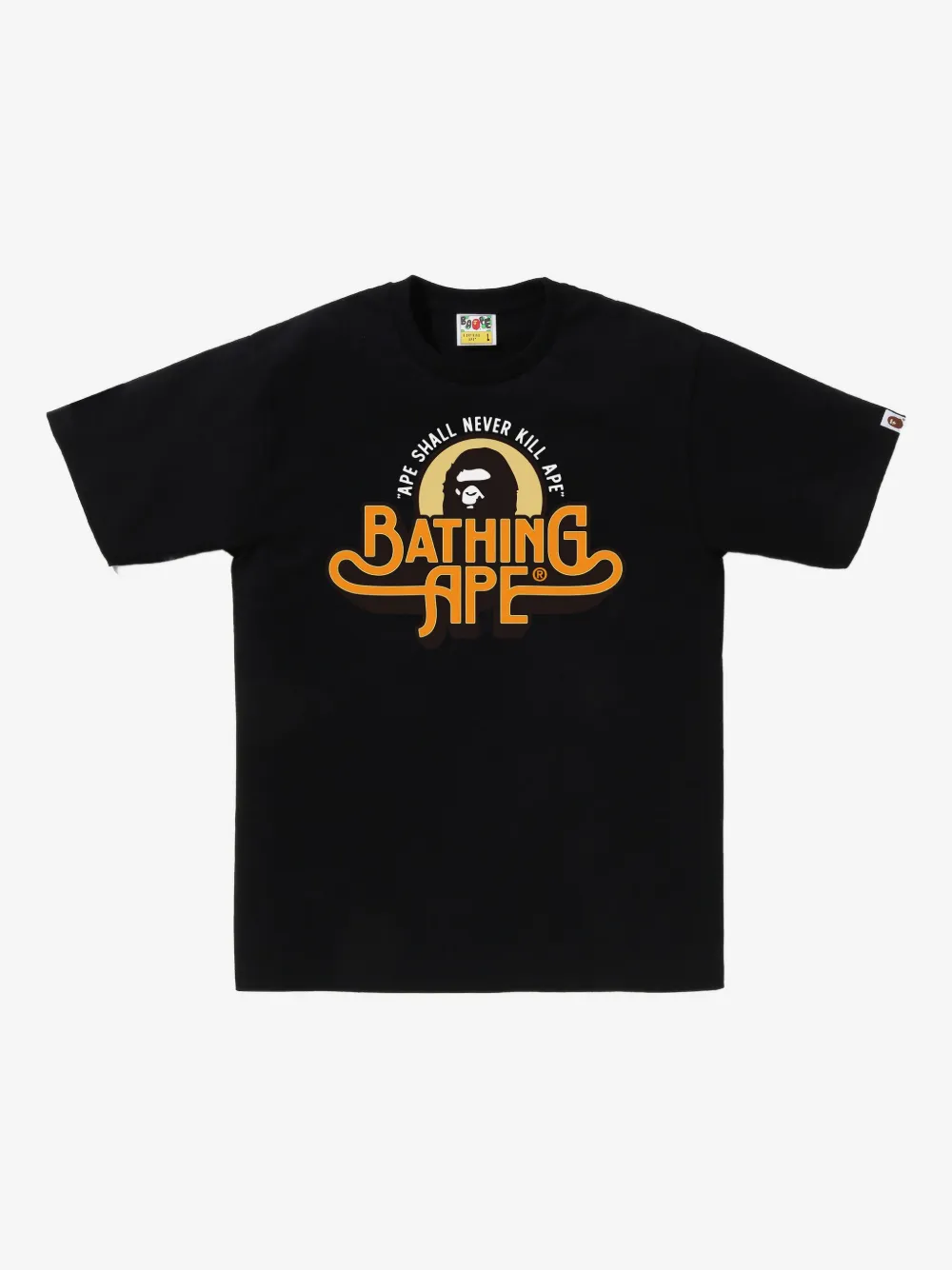 A BATHING APE® футболка с декорированным логотипом | черный | Image 1
