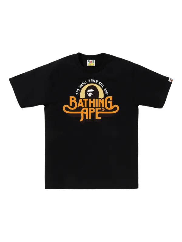A BATHING APE® ロゴ Tシャツ | ブラック | FARFETCH JP