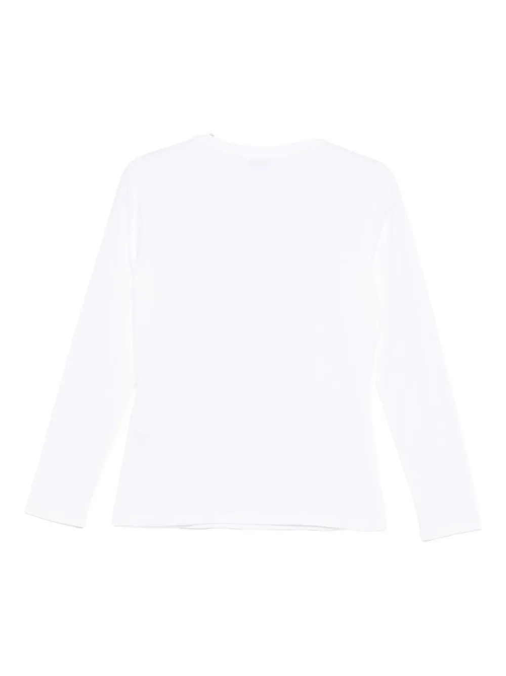 LIU JO T-shirt met lange mouwen en verfraaid met hart Wit