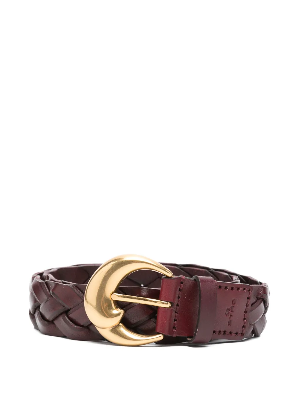 ETRO braided leather belt Rood