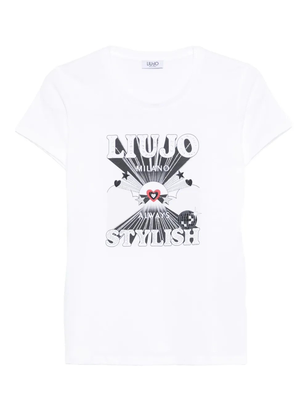 LIU JO graphic-print T-shirt | White | Image 1