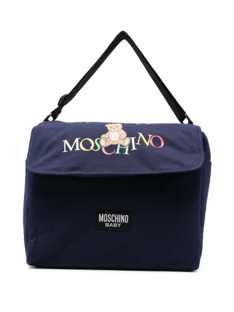 Moschino Kids teddy-print changing bag