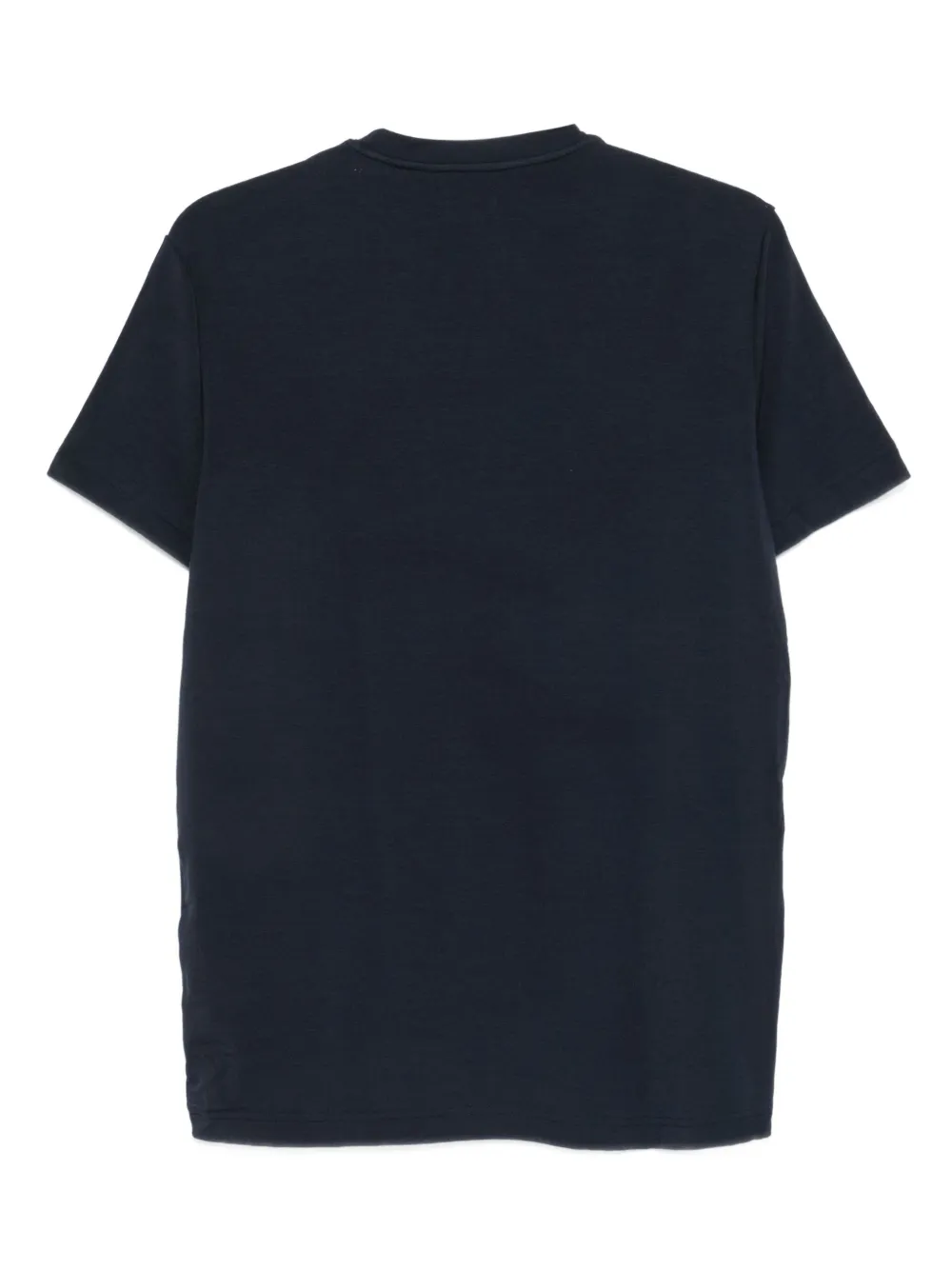 Giorgio Armani T-shirt met geborduurd logo - Blauw
