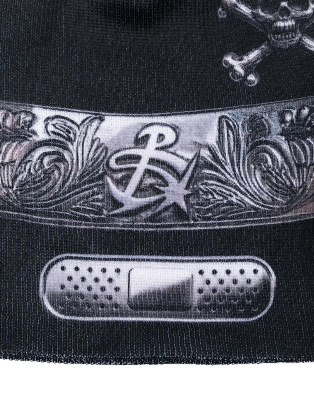 PDF fist-print beanie hat - Zwart