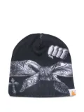 PDF fist-print beanie hat - Black