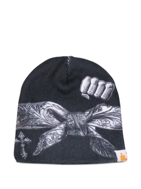PDF fist-print beanie hat