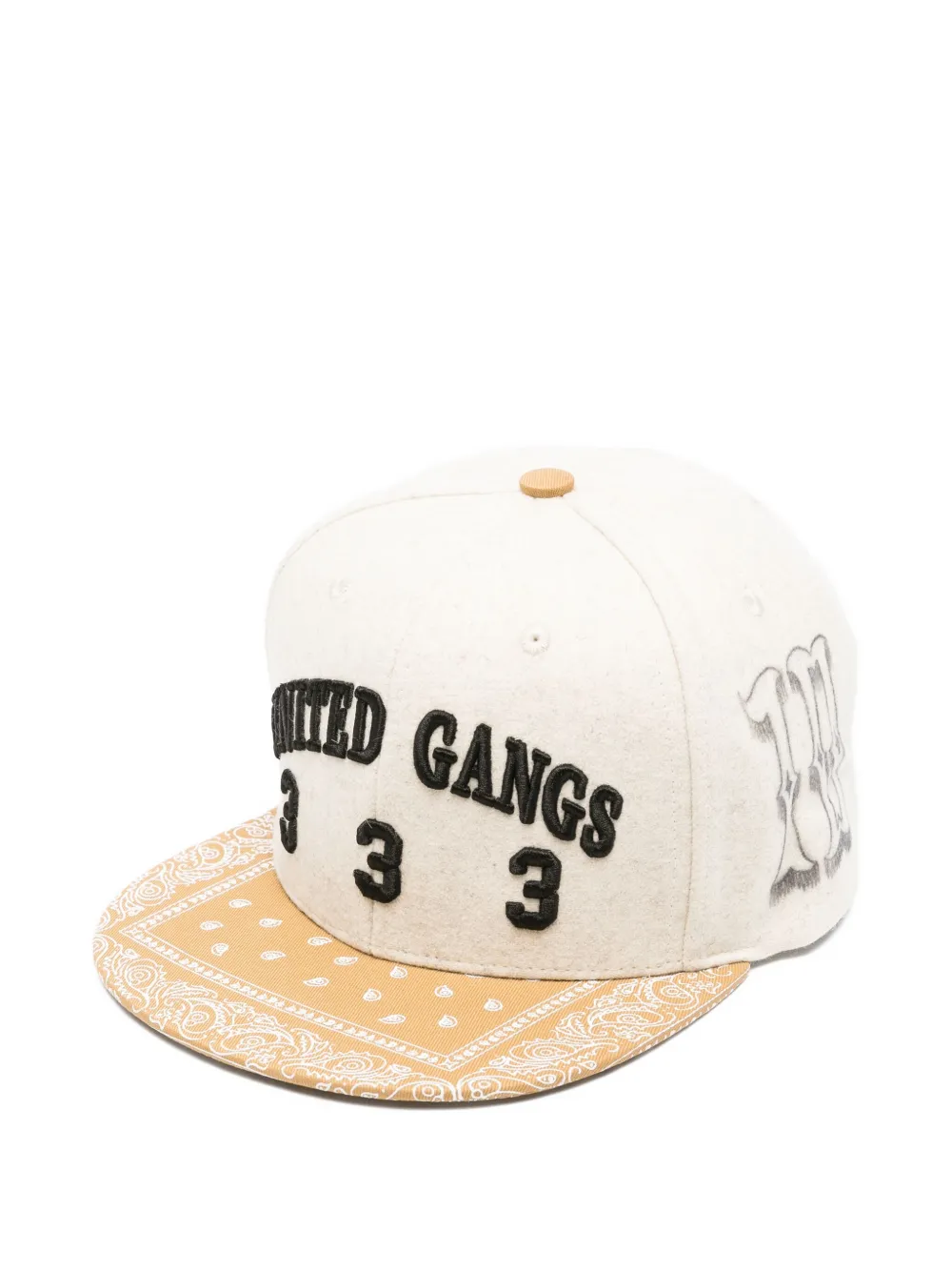 bandana-panel flat cap