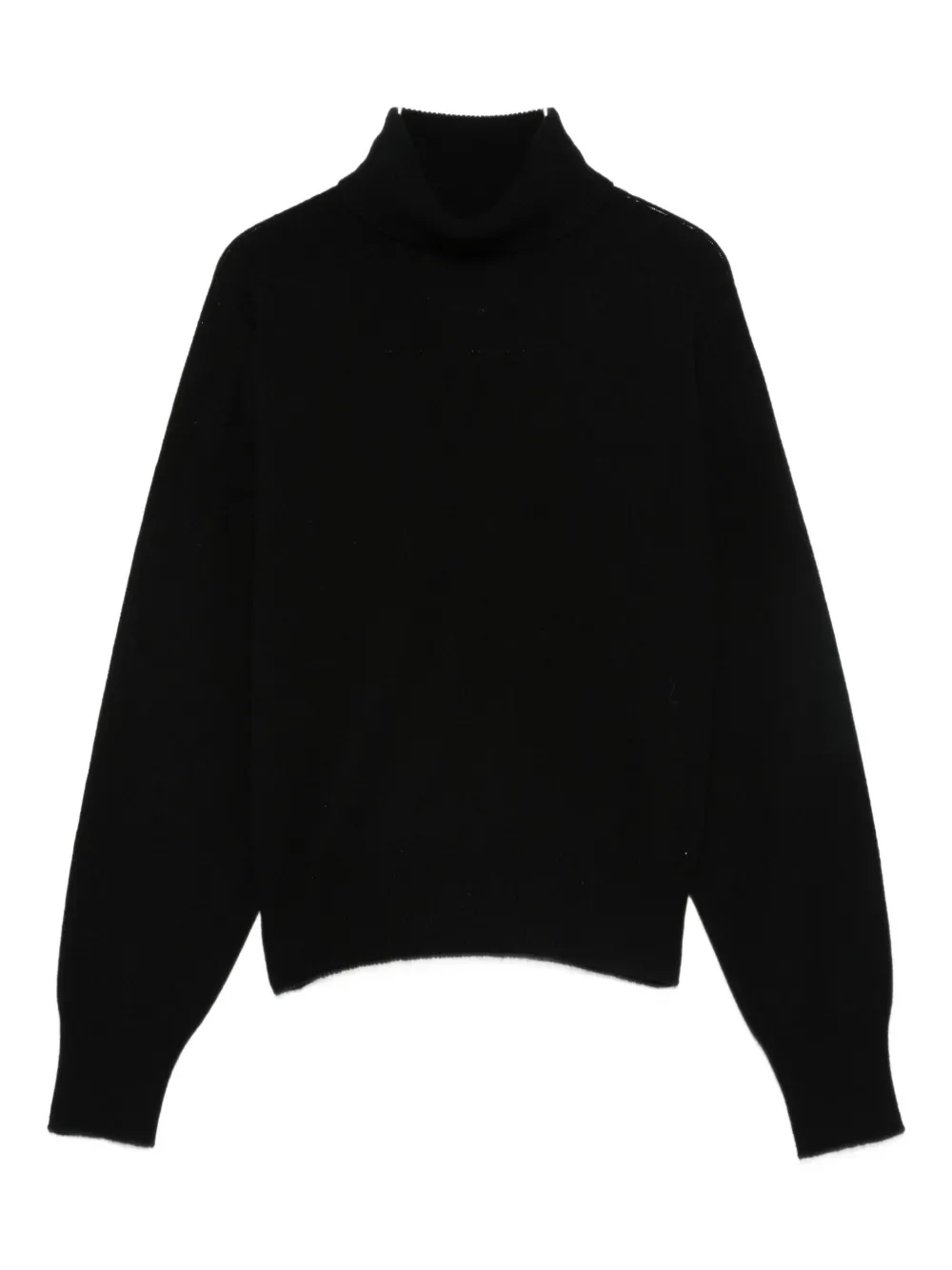Vanisé Turtleneck Knitted Jumper In Black