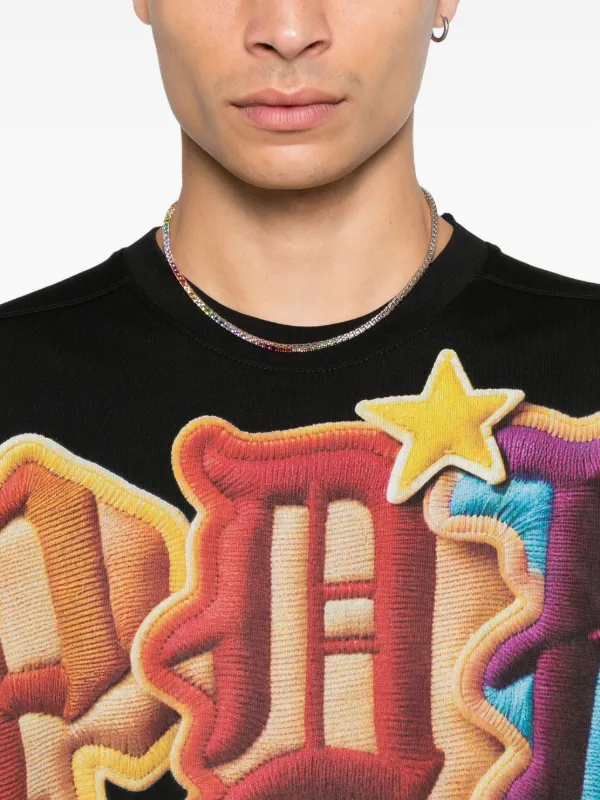 PDF グラフィック Tシャツ | ブラック | FARFETCH JP