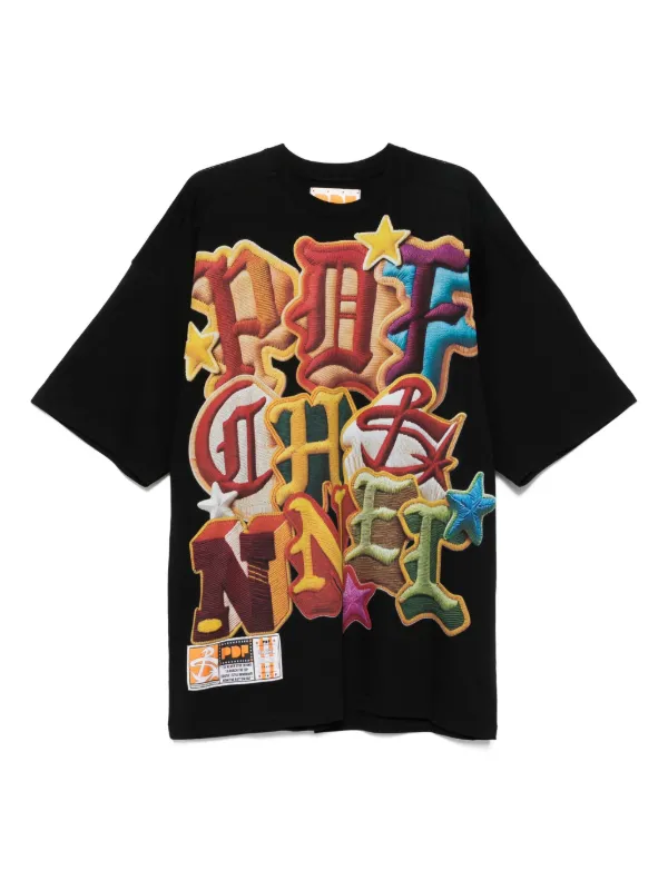 PDF グラフィック Tシャツ | ブラック | FARFETCH JP