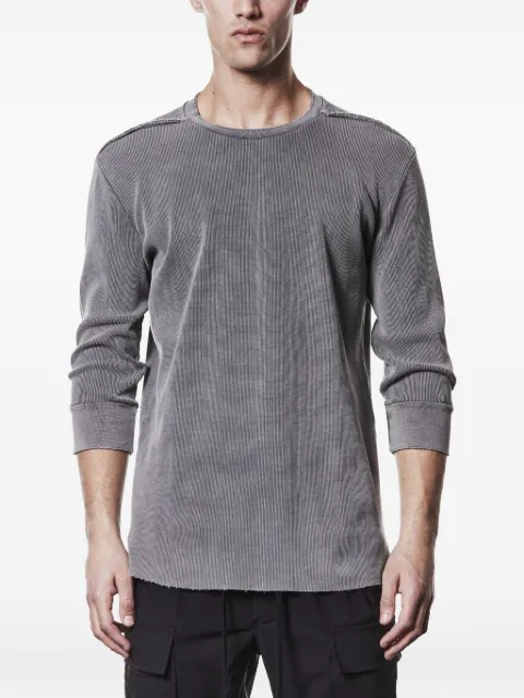 Thom Krom ribbed worked T-shirt