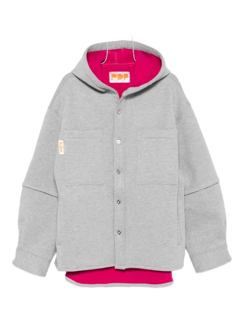 PDF hooded logo-detail jacket