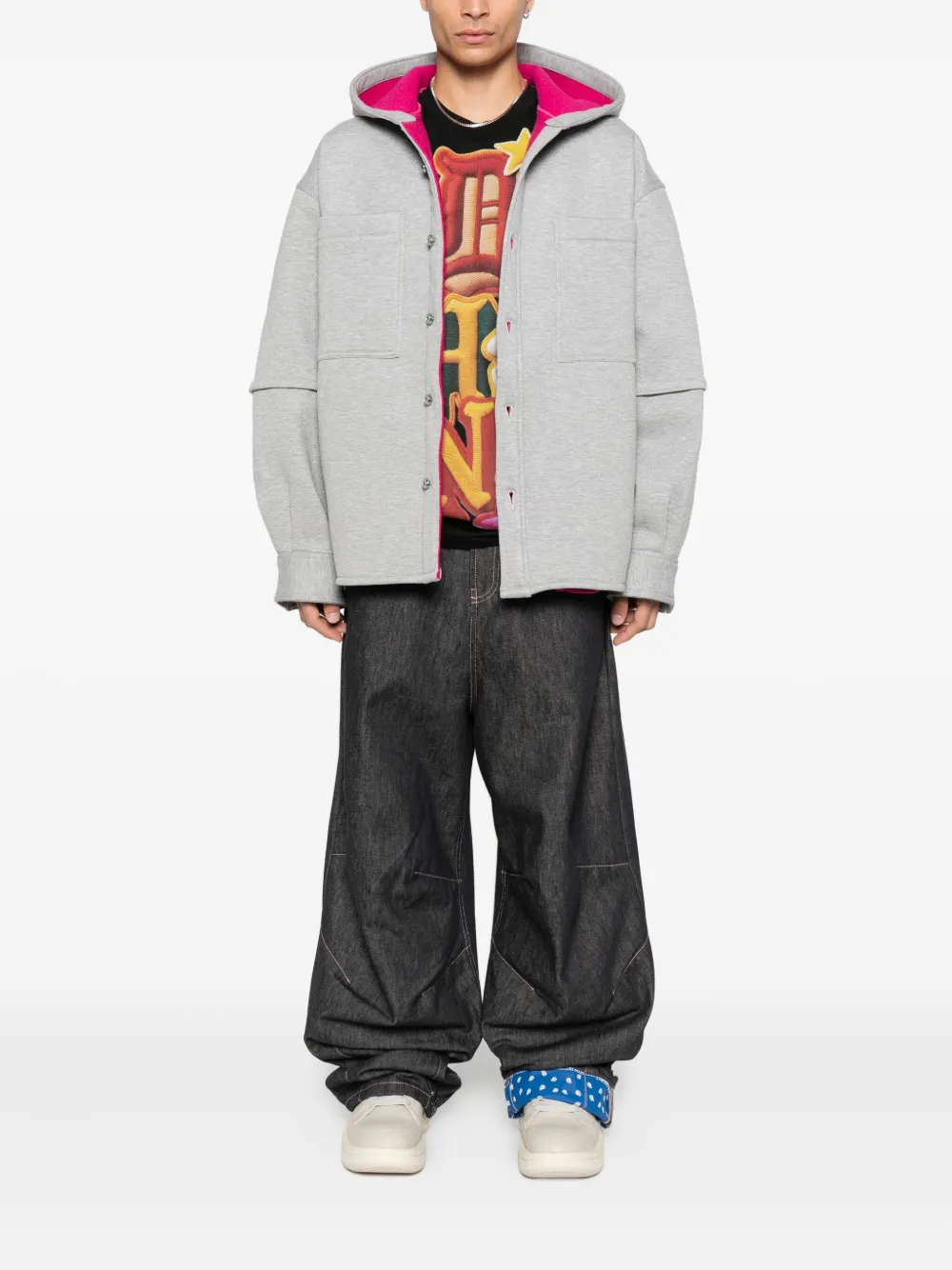 PDF hooded logo-detail jacket | Hooded Jackets | Image 2