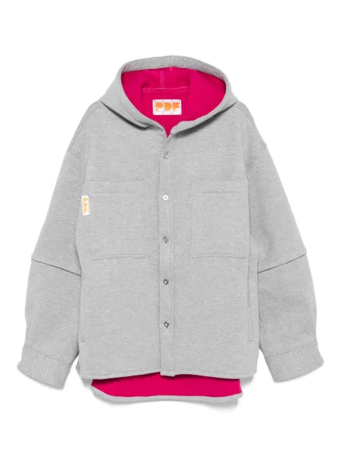 PDF hooded logo-detail jacket