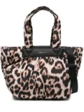 VeeCollective large Caba leopard-print tote bag - Neutrals