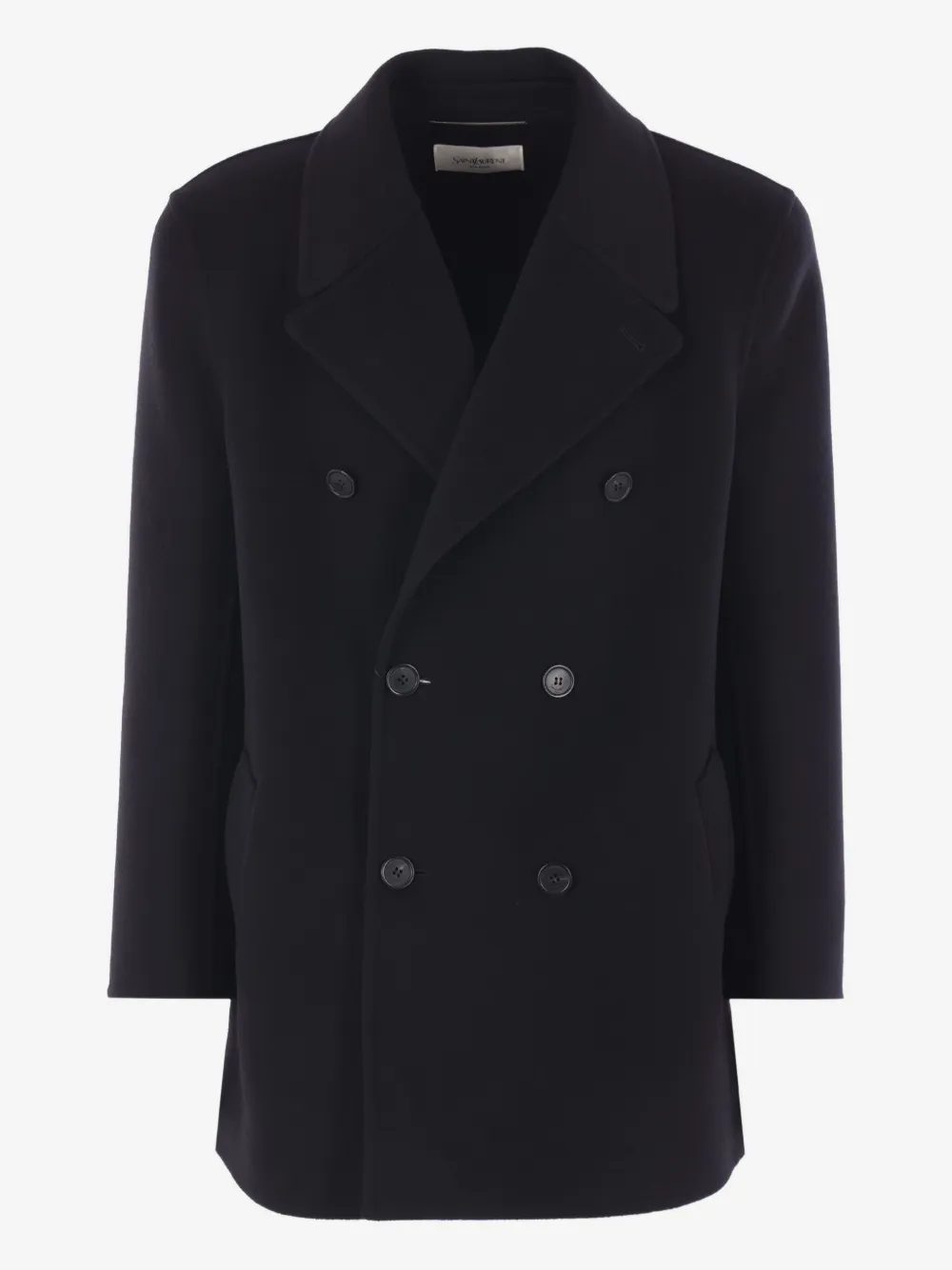 Saint Laurent 双排扣外套 | 黑色 | Image 1