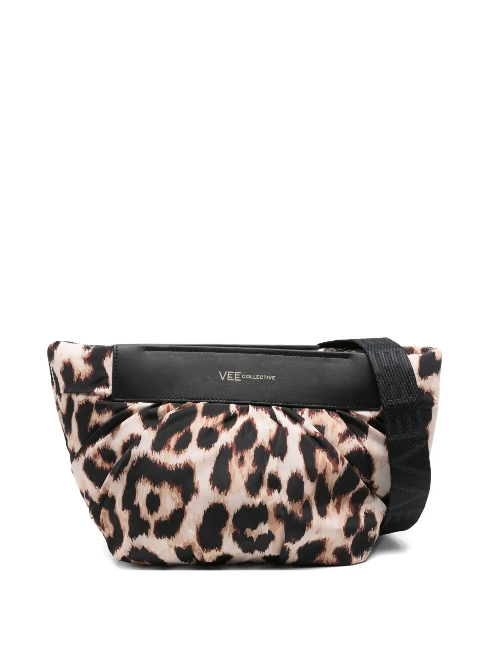 medium Caba leopard-print clutch bag