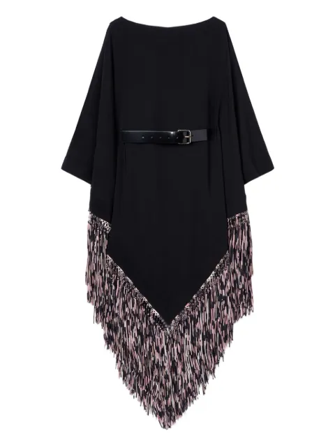 PUCCI belt-embellished fringe kaftan